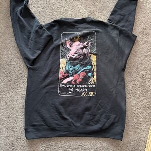 Champion Palomino Smokehouse 20 Year Anniversary Graphic Sweatshirt Black Mens L